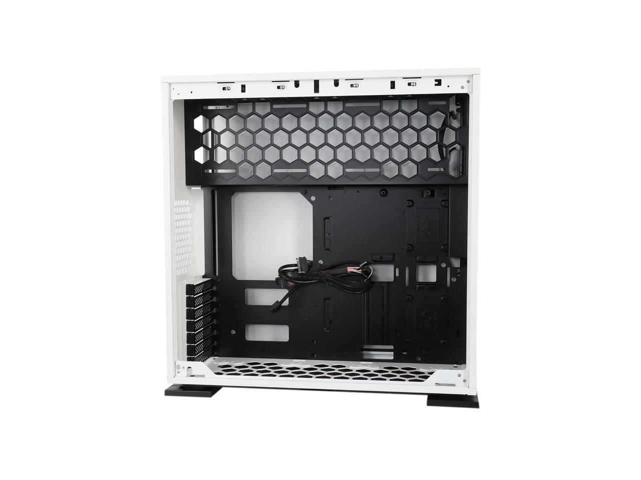 In Win 303 White Secc Steel Tempered Glass Case Atx Mid Tower Dual Chambered High Air Flow Newegg Com