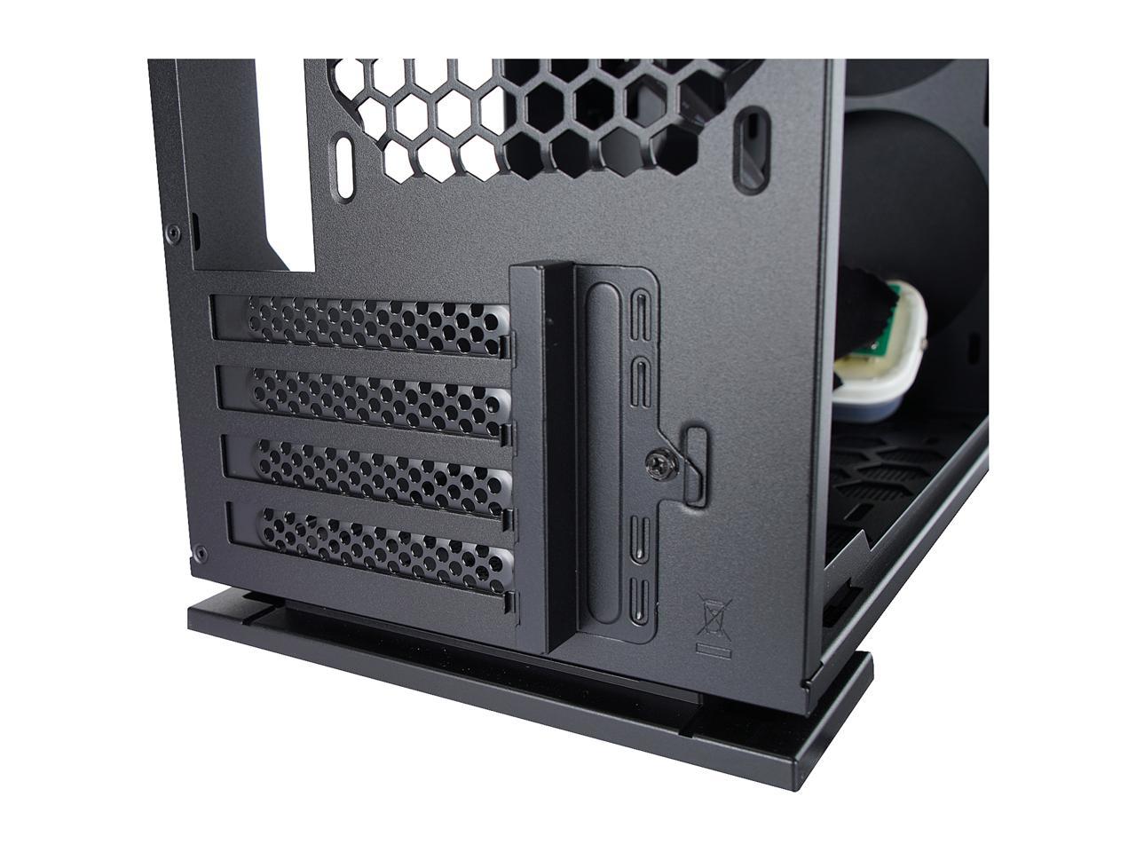 IN WIN 301 Black Black SECC / Tempered Glass Micro-ATX Mini Tower ...