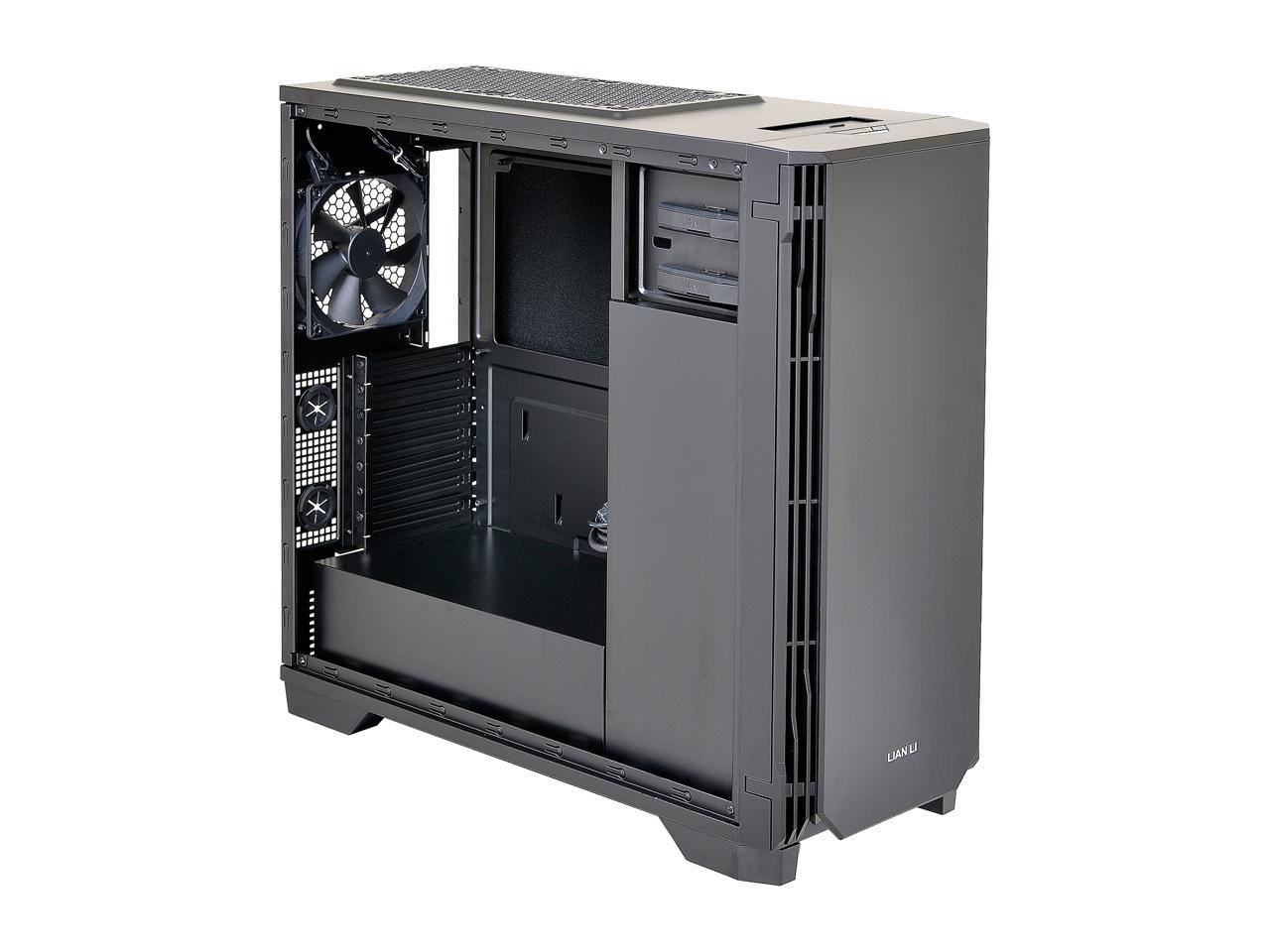 Lian Li Pc K6sx Black Silent Case Secc Atx Mid Tower Computer Case Atx Psu Optional Power Supply Newegg Com