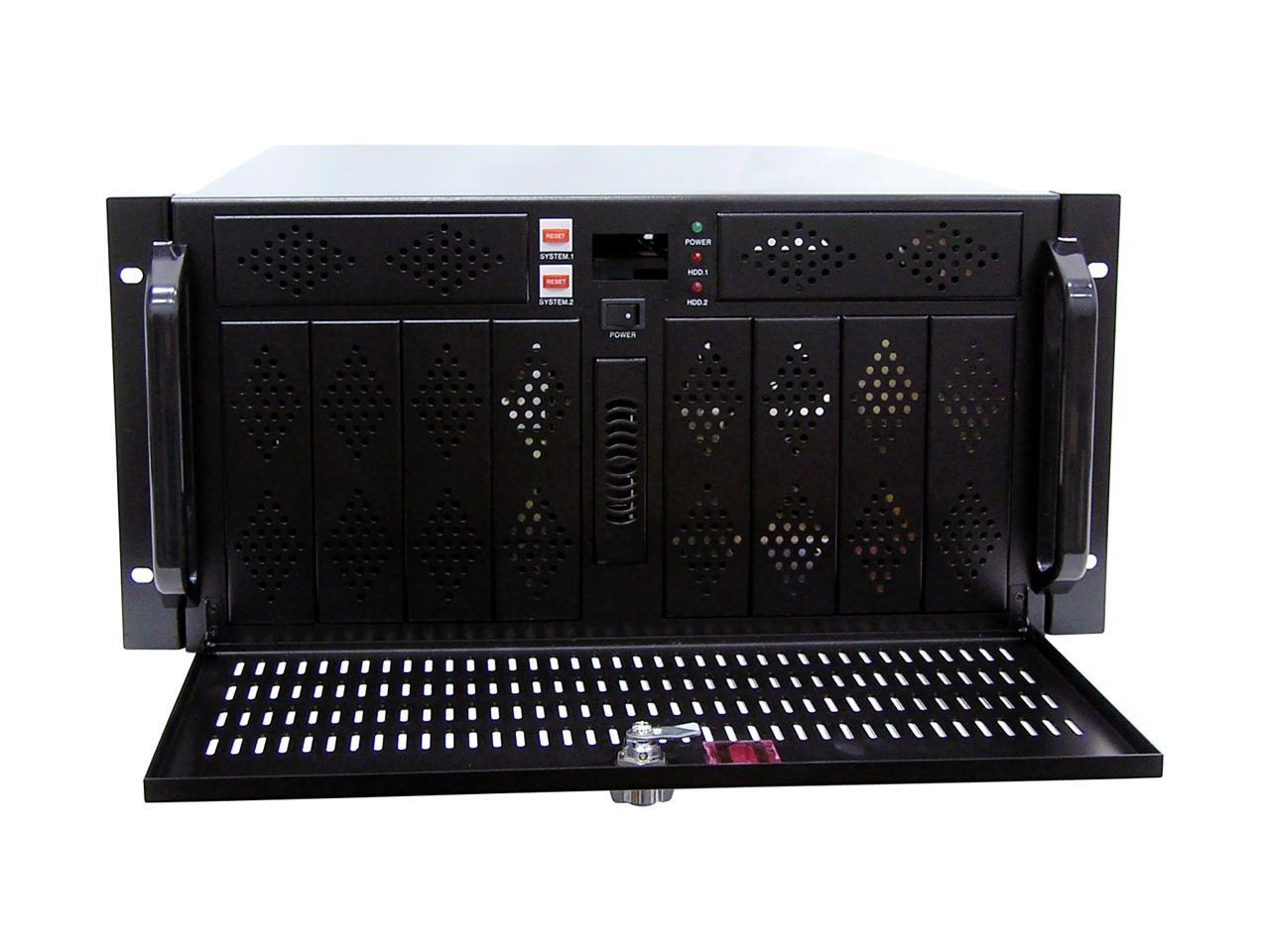 Eagle Tech ETRM5101BK Black 5U Rackmount Rackmount Case