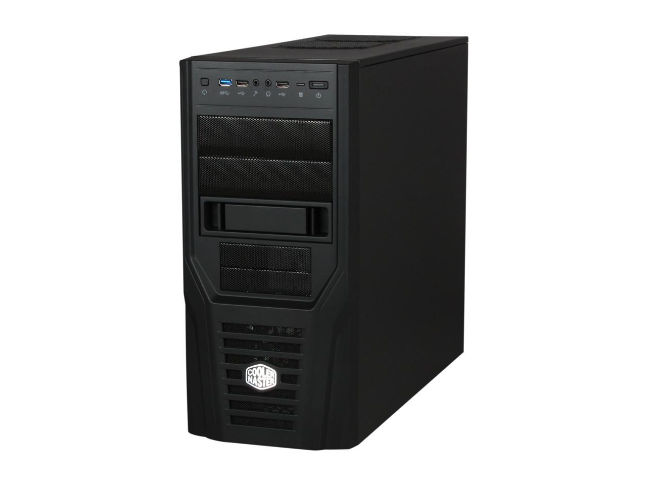 Cooler Master Elite 431 Plus Mid Tower Computer Case With Windowed Side Panel And Usb 30 7134