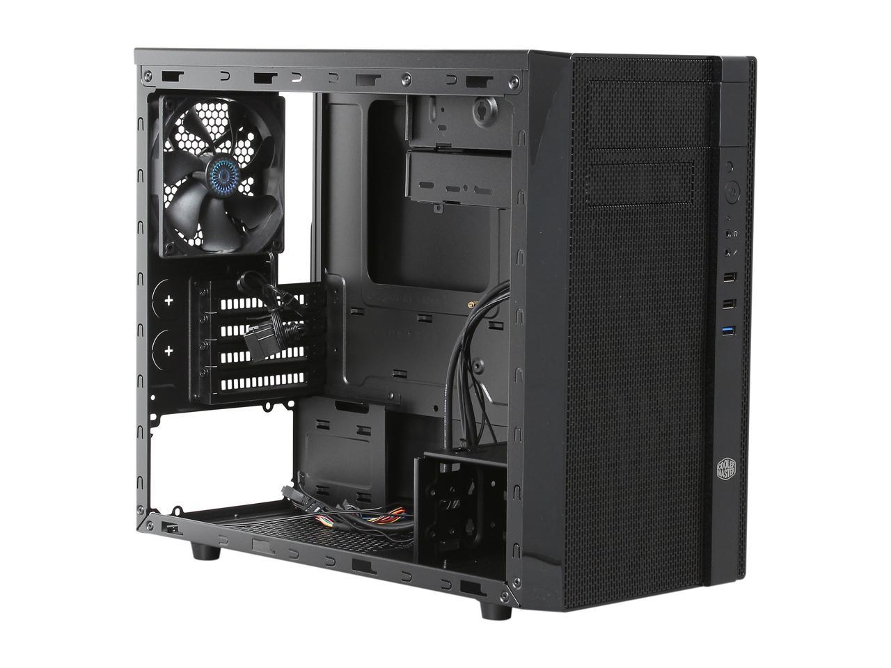 Cooler Master N200 Micro ATX Mini Tower Computer Case With Front 