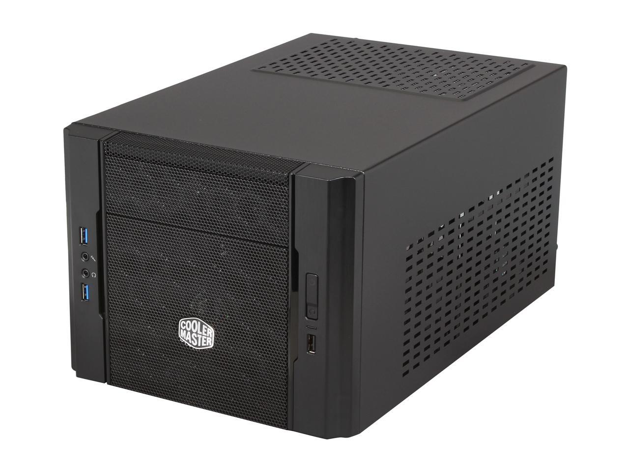 Cooler Master RC-130-KKN1 Elite 130 Mini-ITX Computer Case with Mesh Front Panel and Water Cooling Support 