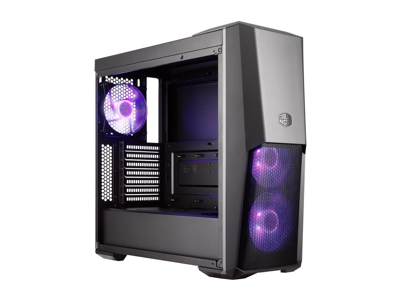 Cooler Master MasterBox MB500 ATX Mid-Tower w/ Front Semi-Meshed ...