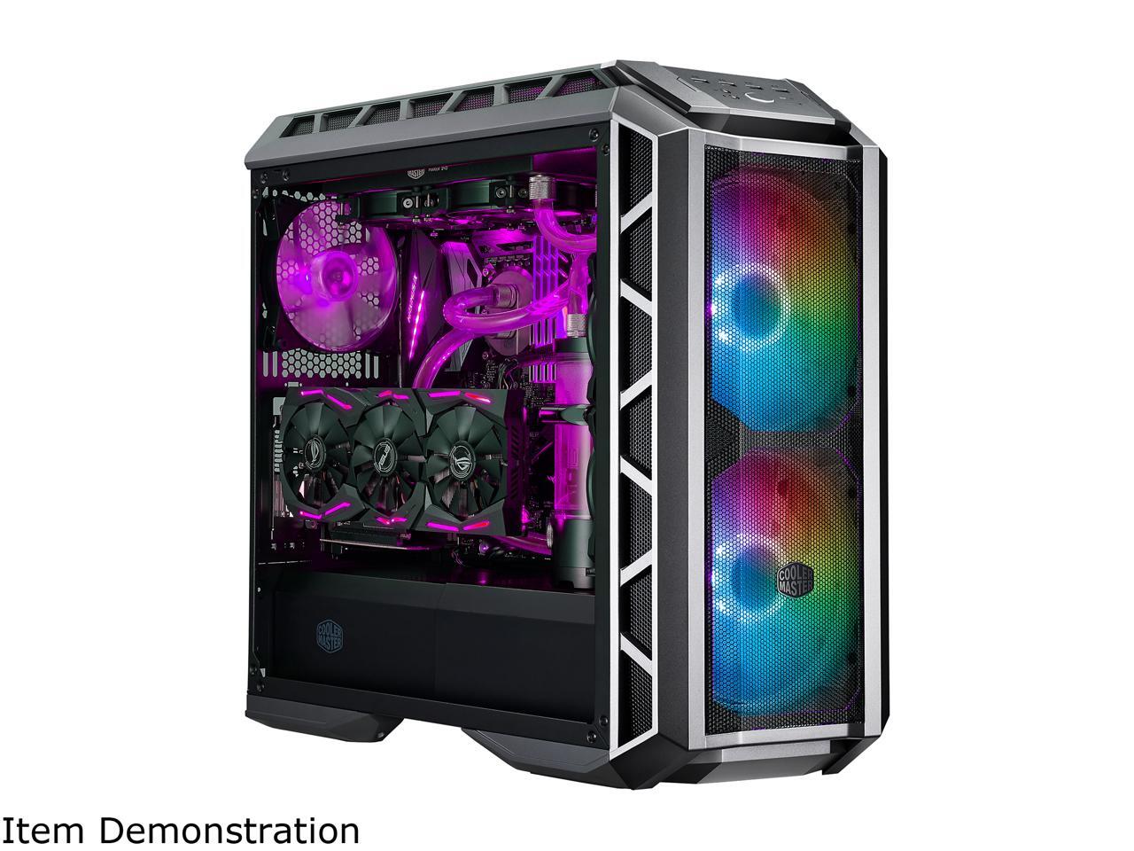 Cooler Master MasterCase H500P Mesh Gun ARGB Airflow ATX MidTower with
