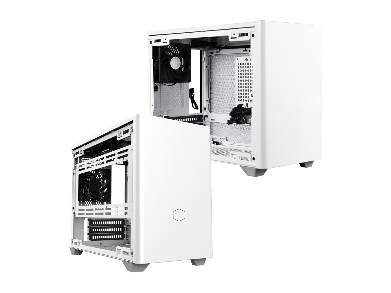 Cooler Master Masterbox Nr200p White Sff Small Form Factor Mini Itx Case With Tempered Glass Or