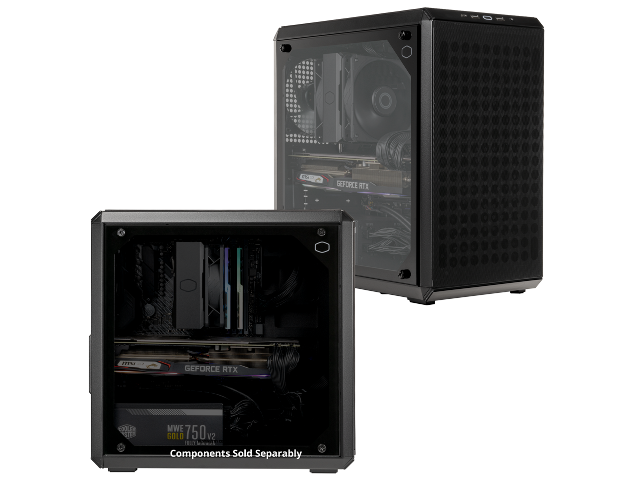 Cooler Master Q300L V2 MicroATX Tower, Patterned Dust Filter