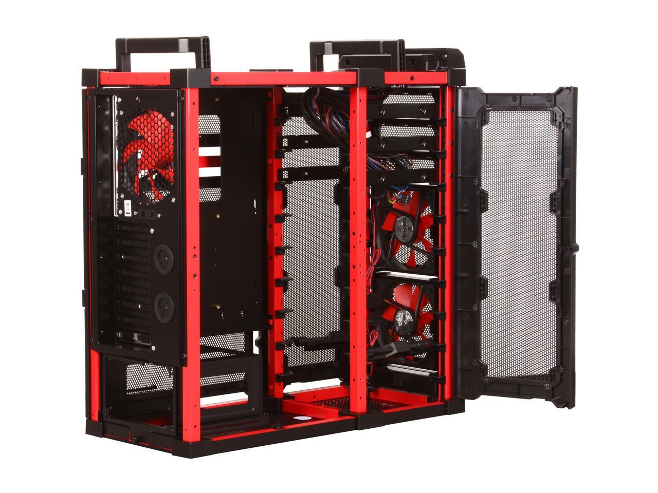Antec Lanboy air Red Black / Red Computer Modular Case