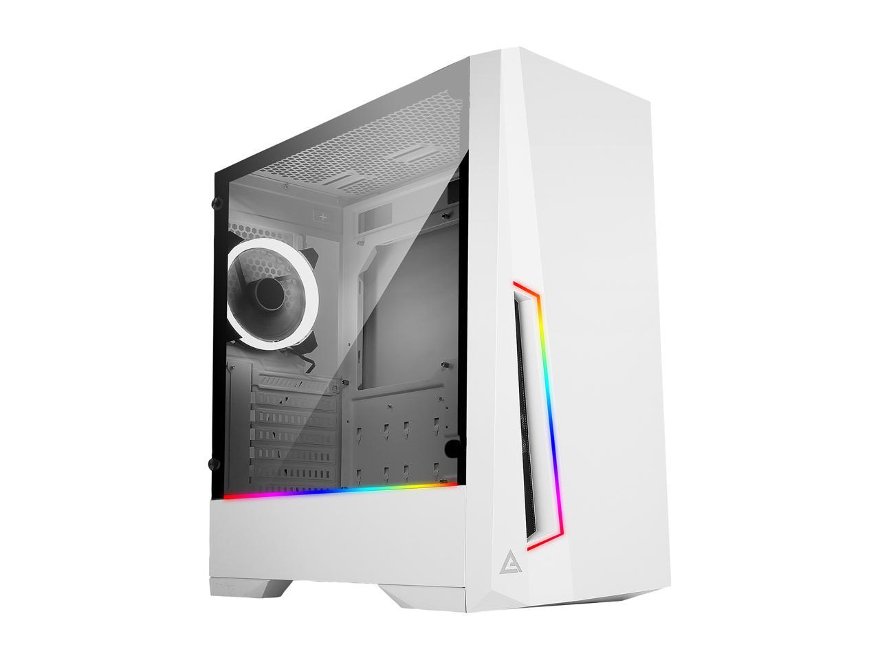 Antec Dark Phantom DP501 White ATX Mid Tower Gaming Case / ARGB ...