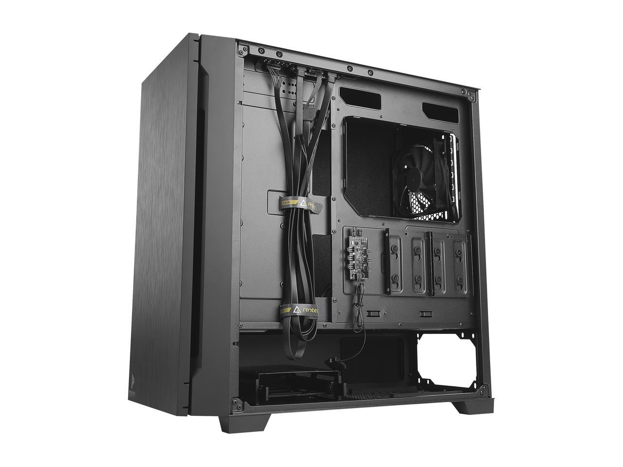 Antec P10 FLUX, F-LUX Platform, 5 x 120mm Fans Included, Reversible &  Swing-Open Front Panel, Air-Concentrating Filter, 5.25