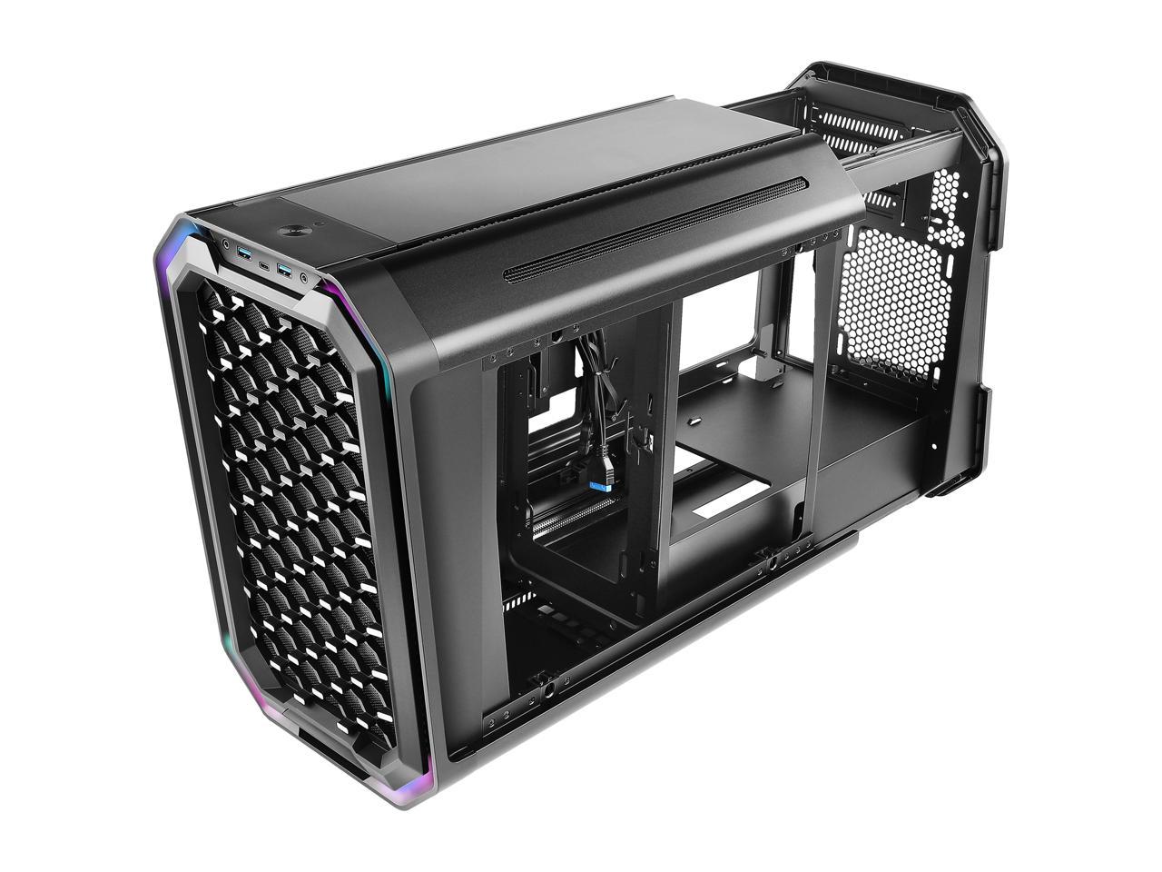 Antec Dark Cube, Dual Front Panels Included, Slide-Open Case