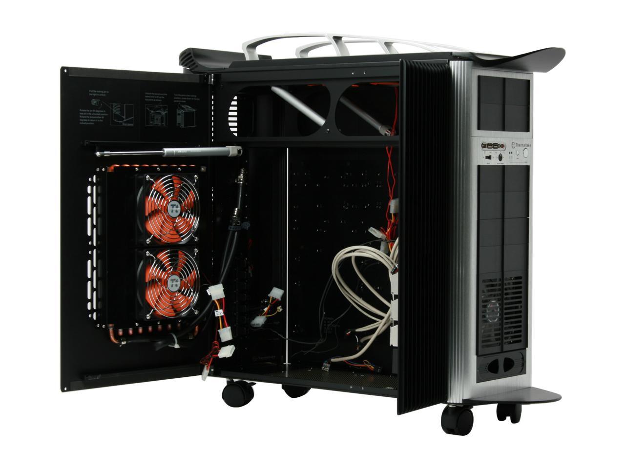 Thermaltake SwordM VD500LBNA Black/ Silver Liquid Cooling Computer Case