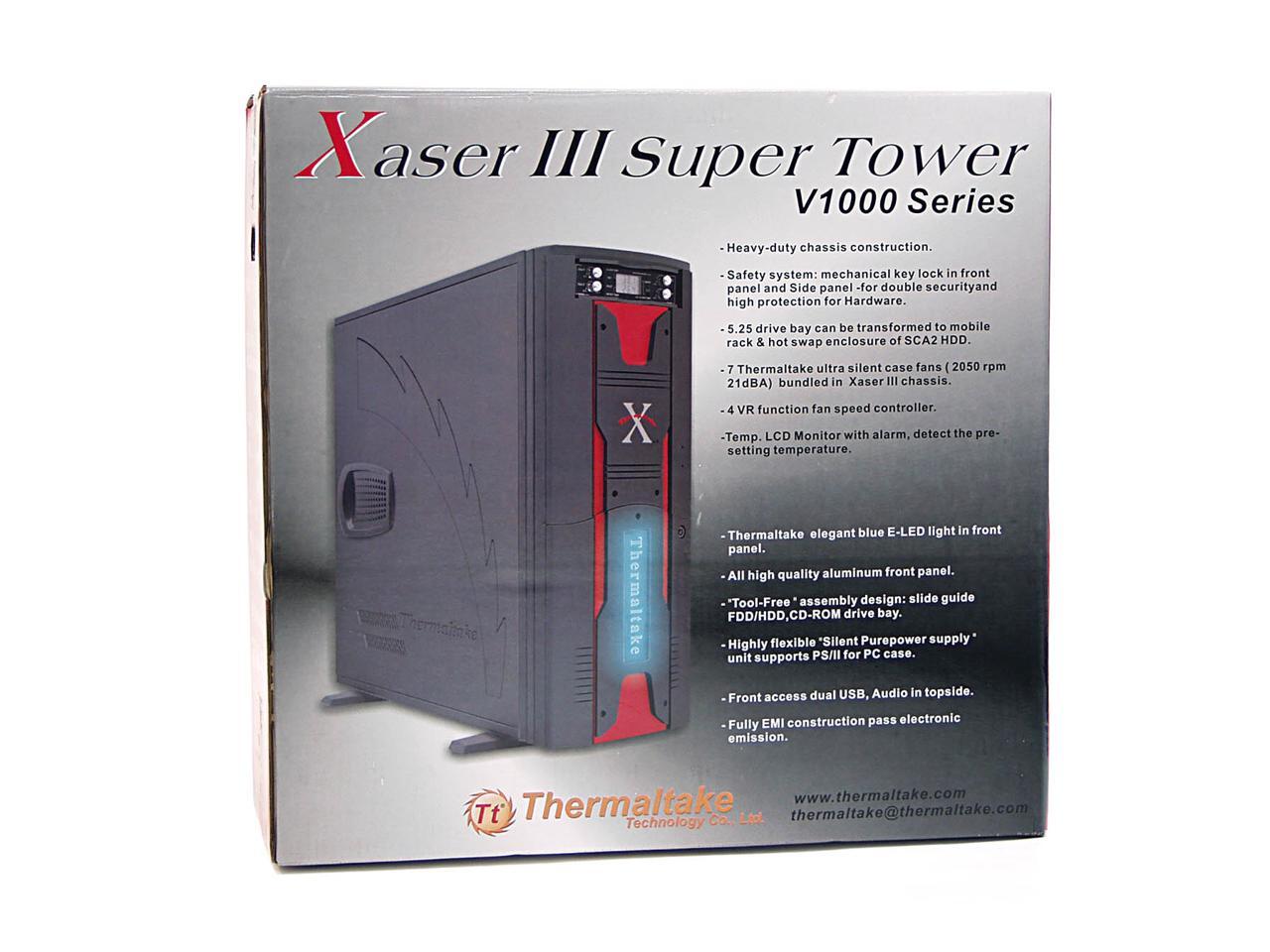 Thermaltake Xaser III V1000D Blue Computer Case - Newegg.com