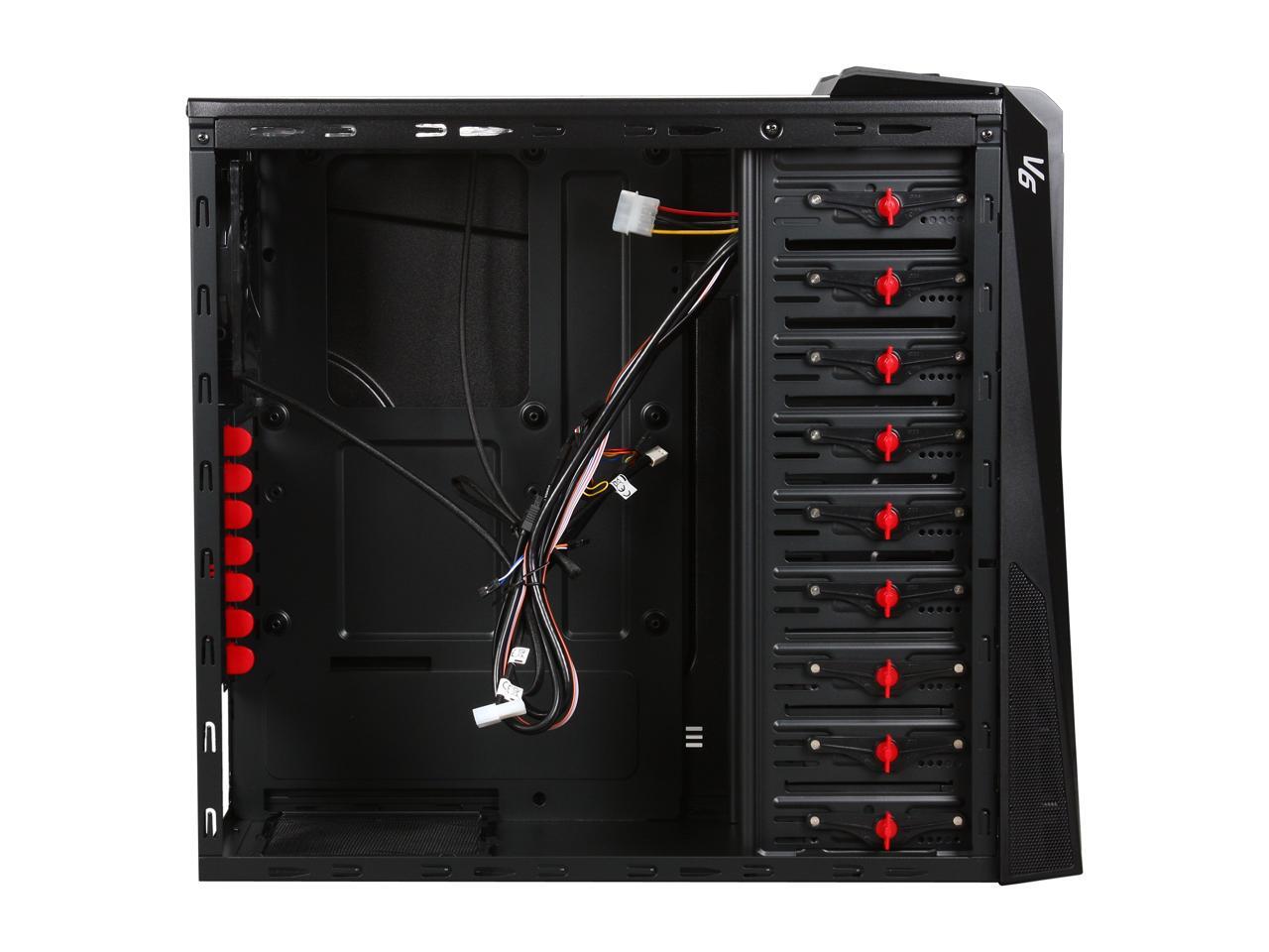 Thermaltake V6 BlacX Edition Gaming Chassis Mid Tower Steel Computer