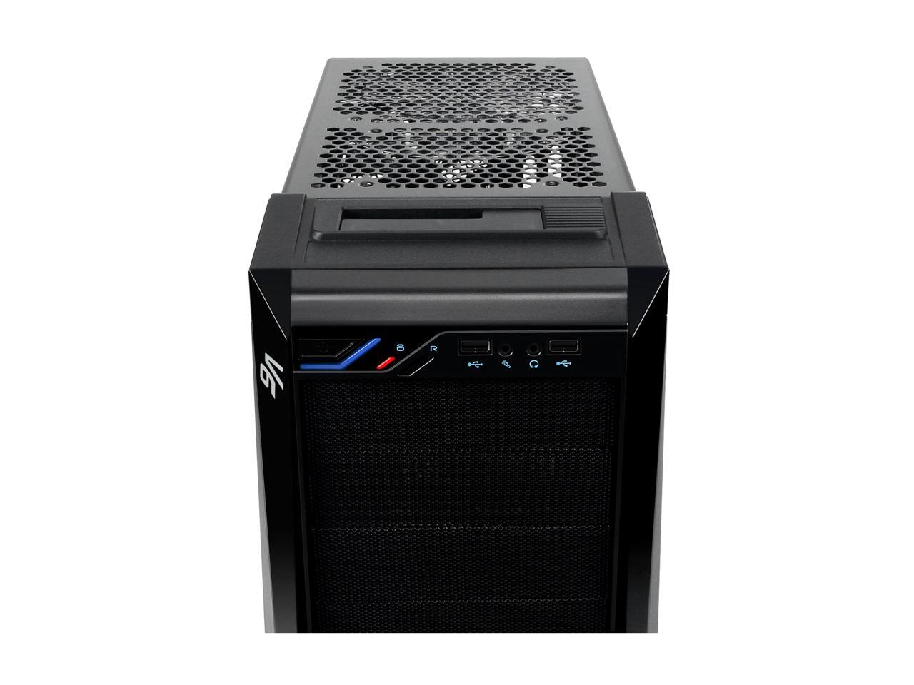Thermaltake V6 BlacX Edition Gaming Chassis Mid Tower Steel Computer Case BlacX Top Mounted HDD