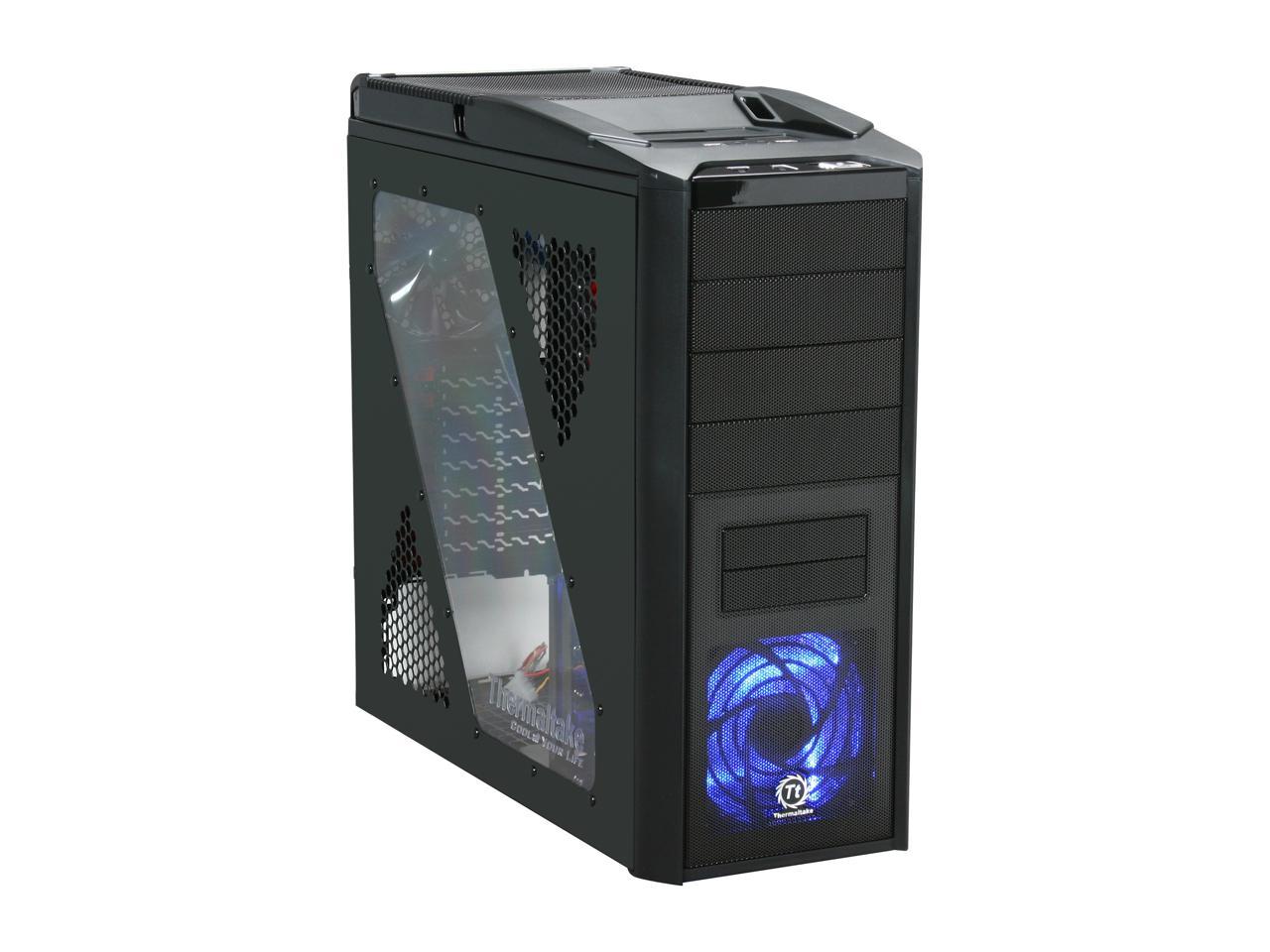 Thermaltake V9 BlacX Edition Gaming Chassis Mid Tower Steel Computer ...