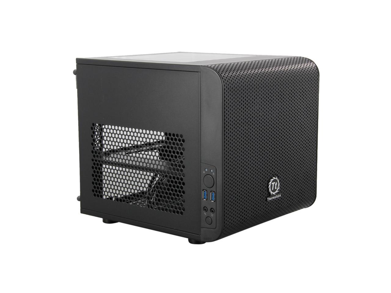 Thermaltake Core V1 Extreme Mini ITX Cube Chassis, Compatible with Air ...