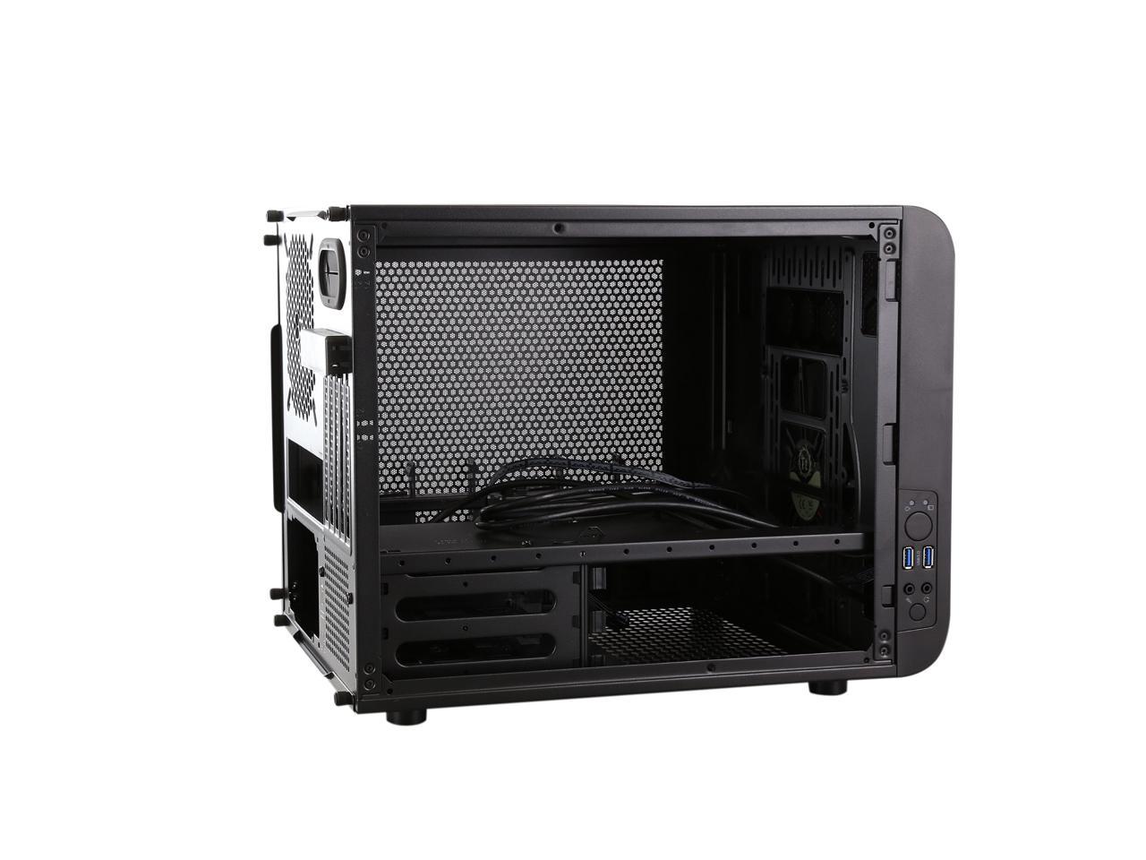 Thermaltake Core V21 Black Extreme Micro ATX Cube Chassis CA-1D5-00S1WN-00
