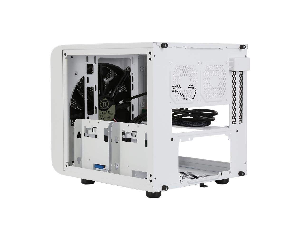 Thermaltake Core V1 Snow Edition Extreme Mini ITX Cube Chassis ...