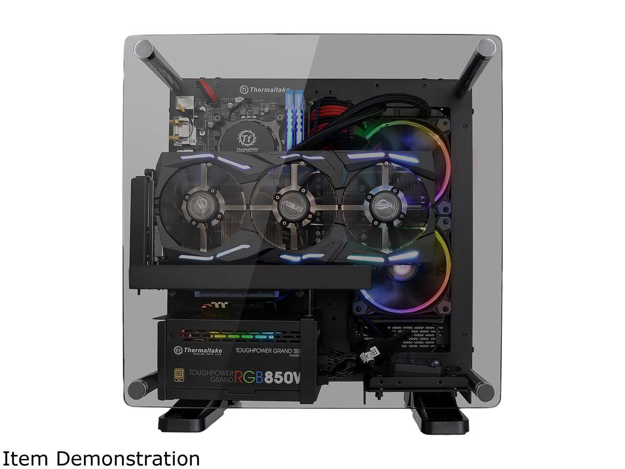 Thermaltake Core P1 Tempered Glass mini ITX Panoramic Viewing Tt LCS ...