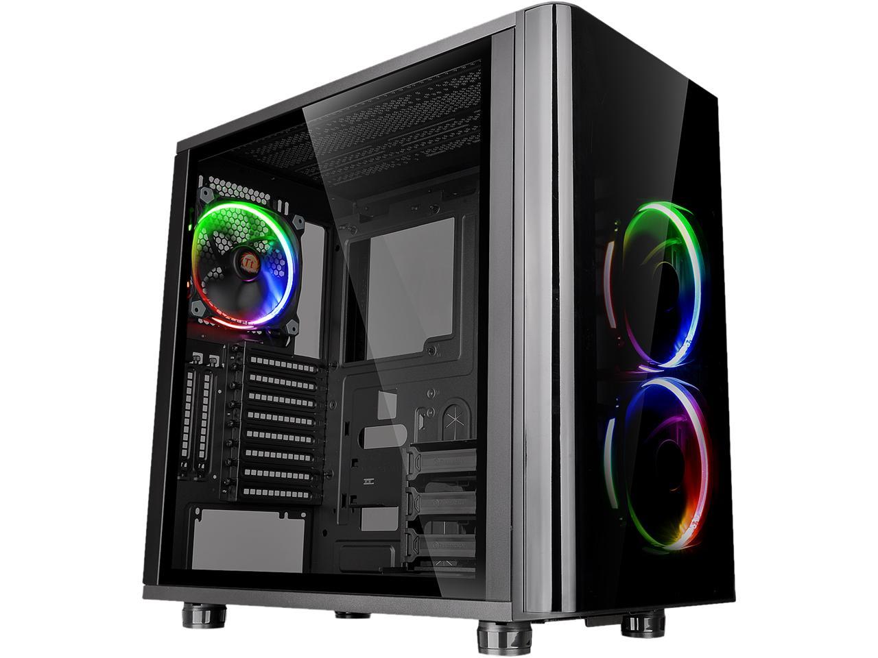 Thermaltake View 31 RGB Dual Tempered Glass ATX Tt LCS Certified Black ...