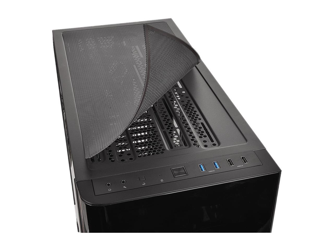 Thermaltake View 31 Dual Tempered Glass Atx Tt Lcs Certified Black Gaming Mid Tower Computer Case Ca 1h8 00m1wn 00 Newegg Com