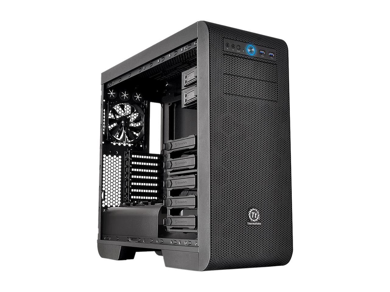 Thermaltake Core V51 Power Cover Edition Black ATX Gaming Mid Tower ...