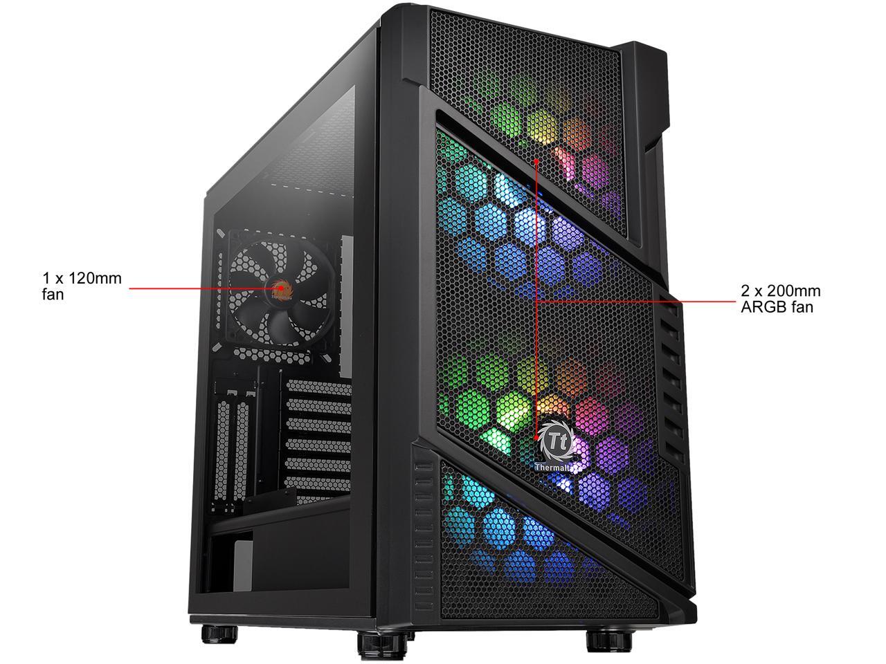 Thermaltake Commander C31 Motherboard Sync ARGB ATX Mid Tower Computer ...