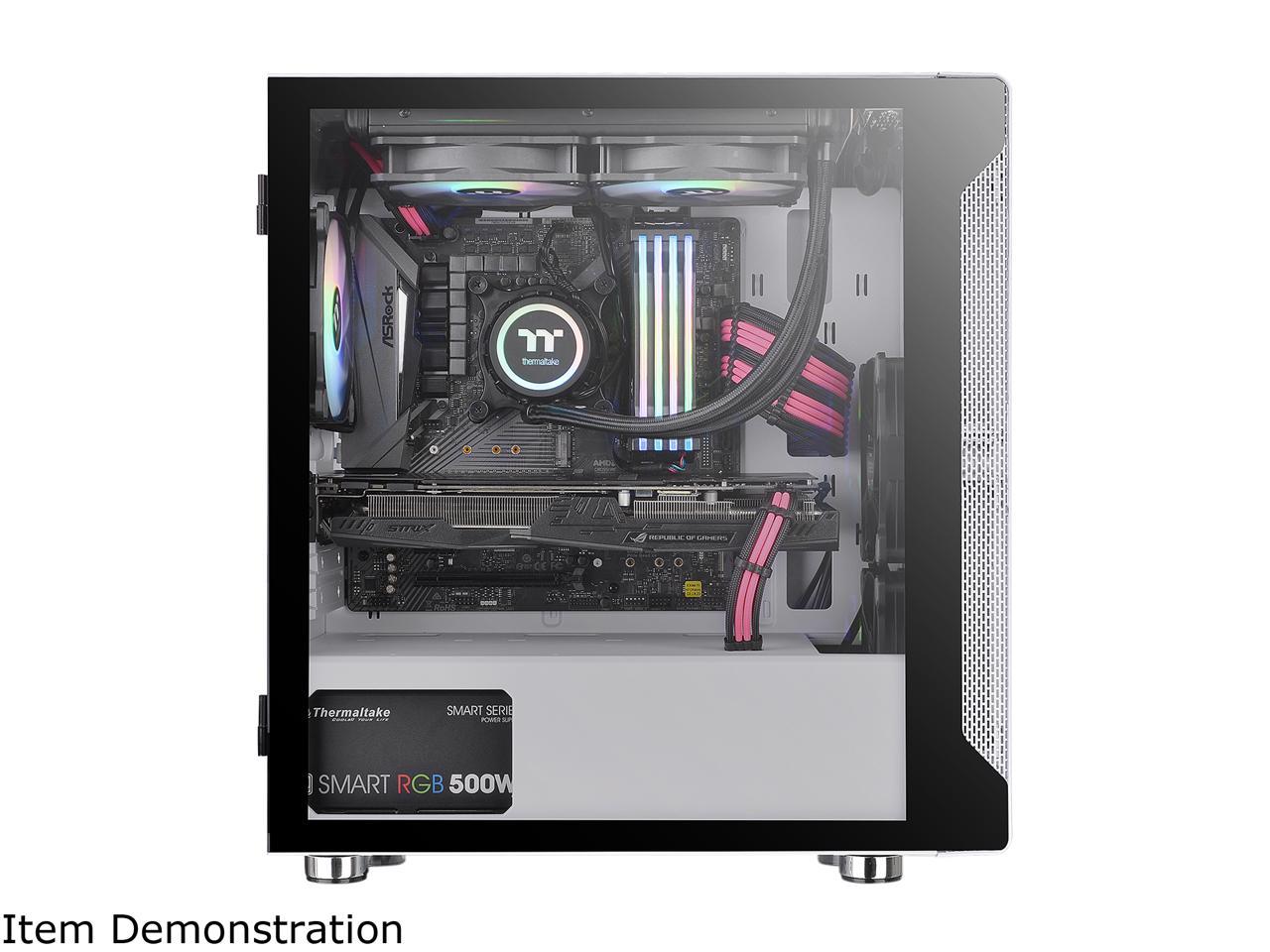 Thermaltake S100 Snow Edition Micro-ATX Computer Case - Newegg.com