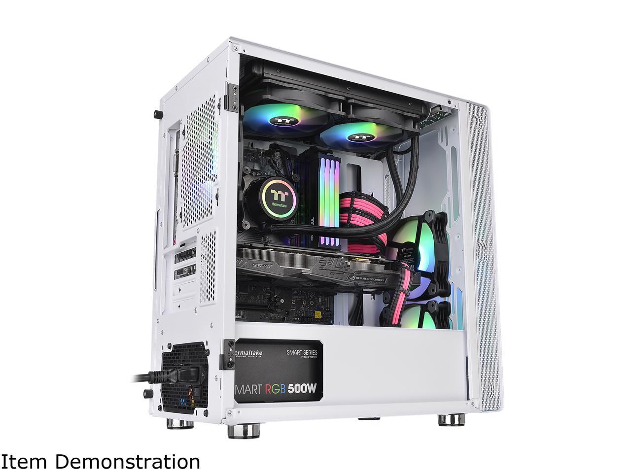 Thermaltake S100 Snow Edition Micro-ATX Computer Case - Newegg.com