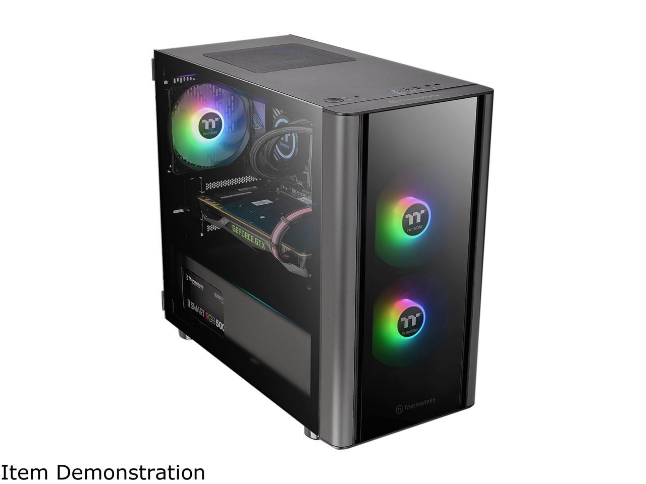 Thermaltake V150 Tempered Glass MicroATX Mini Tower Gaming Computer