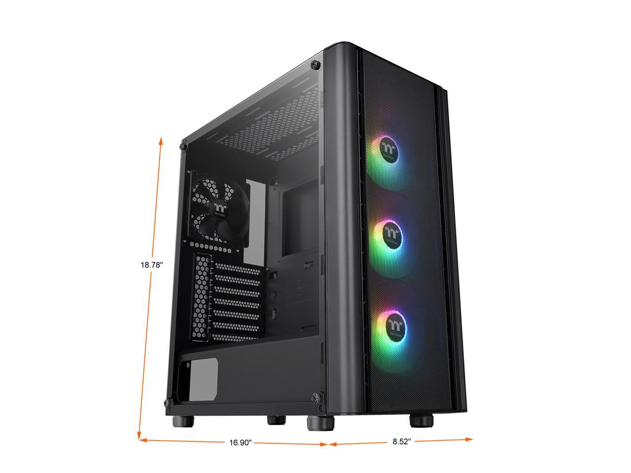 Thermaltake V250 TG ARGB Air CA1Q500M1WN03 Black Computer Case