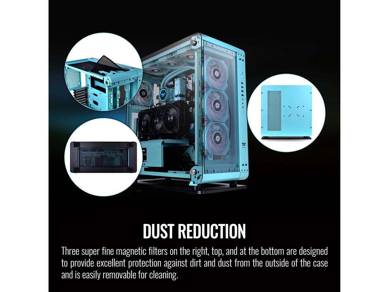 Thermaltake Core P6 TG CA-1V2-00MBWN-00 Turquoise Computer Case ...