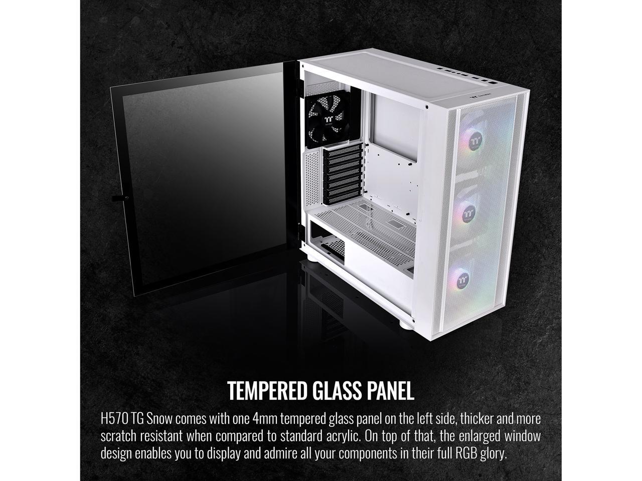 Thermaltake H570 TG CA-1T9-00M6WN-00 White Computer Case - Newegg.ca