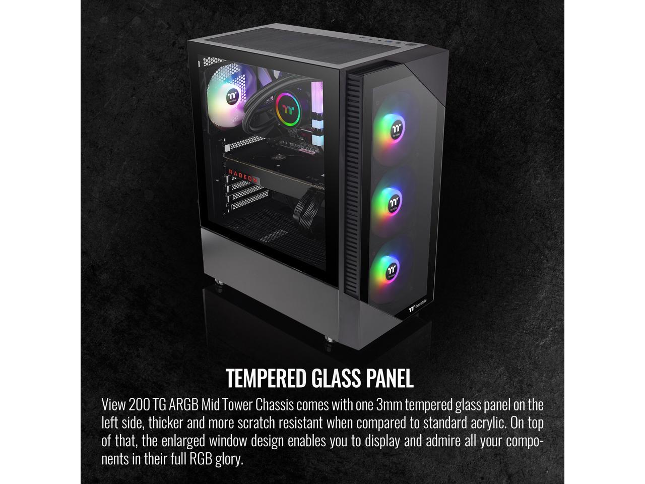 Thermaltake View Series View 200 TG ARGB Black Computer Cases - Newegg.com