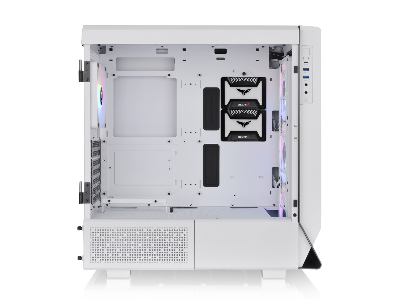 Thermaltake Ceres 500 Snow Edition Mid Tower E-ATX Computer Case with ...