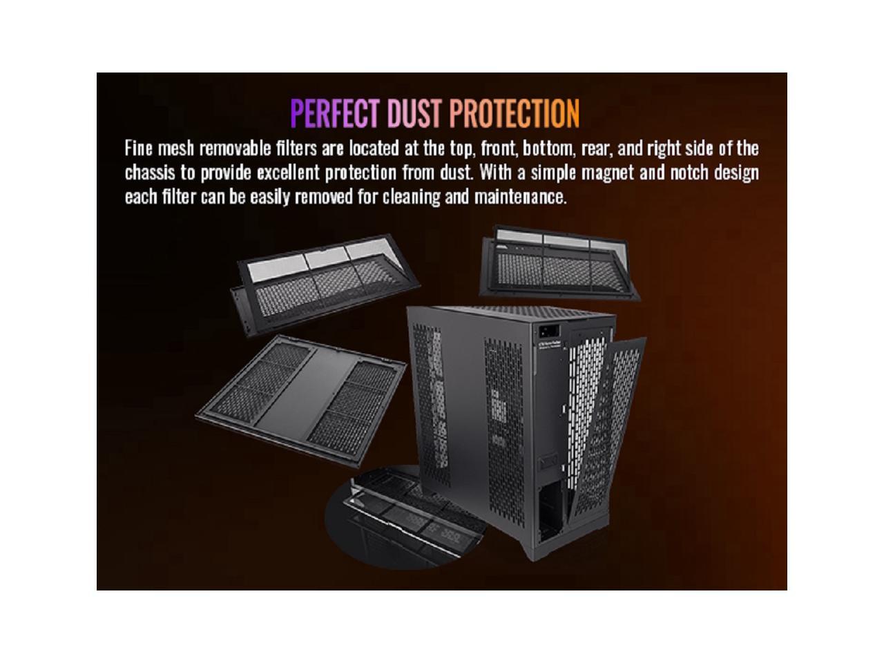 Thermaltake CTE E600 MX Black Mid Tower EATX Case with Centralized