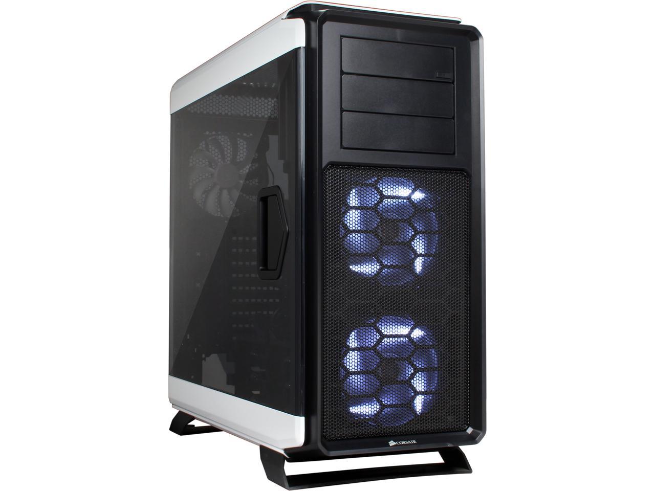 budget vedlægge Nordamerika Corsair Graphite Series 760T White Windowed Gaming Case with two 140mm  white LED fans - Newegg.com
