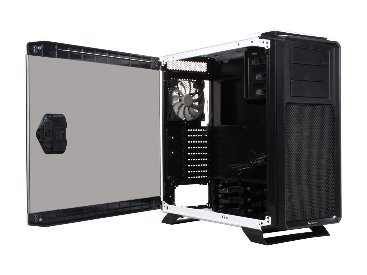 Corsair Graphite Series 760T White Windowed Gaming Case with two 140mm ...