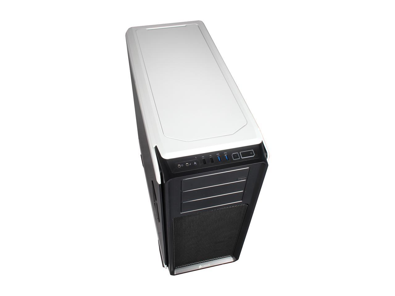Corsair Graphite Series 760T White Windowed Gaming Case with two 140mm