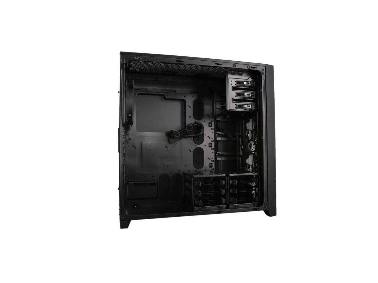 Corsair Obsidian Series 750D Airflow CC9011078WW Black Brushed Aluminum and Steel ATX Full