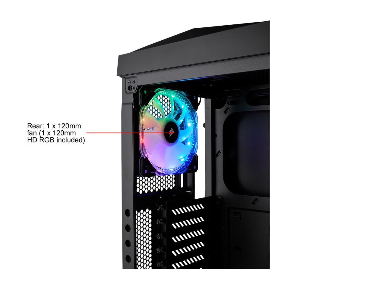 Corsair Carbide Series Spec Omega Rgb Tempered Glass Mid Tower Atx Gaming Case Newegg Com