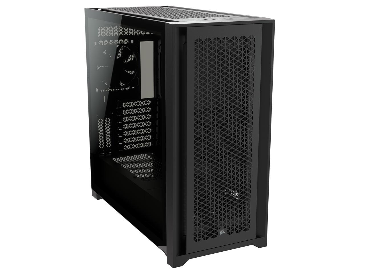 Corsair 5000D Airflow Tempered Glass Mid-Tower ATX PC Case, Black, CC ...