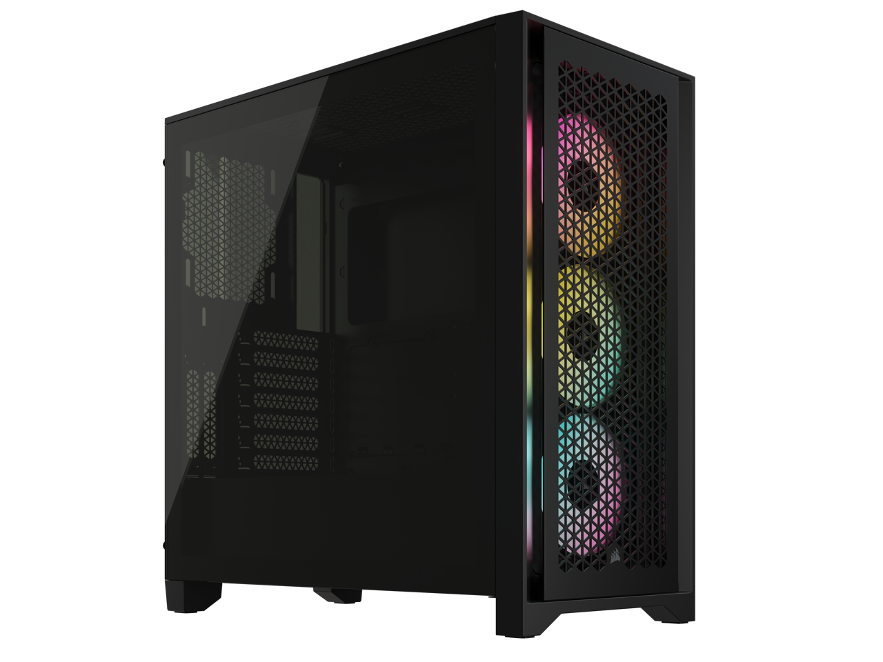 CORSAIR iCUE 4000D RGB AIRFLOW MidTower Case, Black 3x AF120 RGB