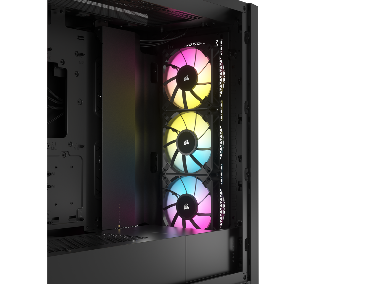 CORSAIR iCUE 5000D RGB AIRFLOW MidTower Case, Black 3x AF120 RGB