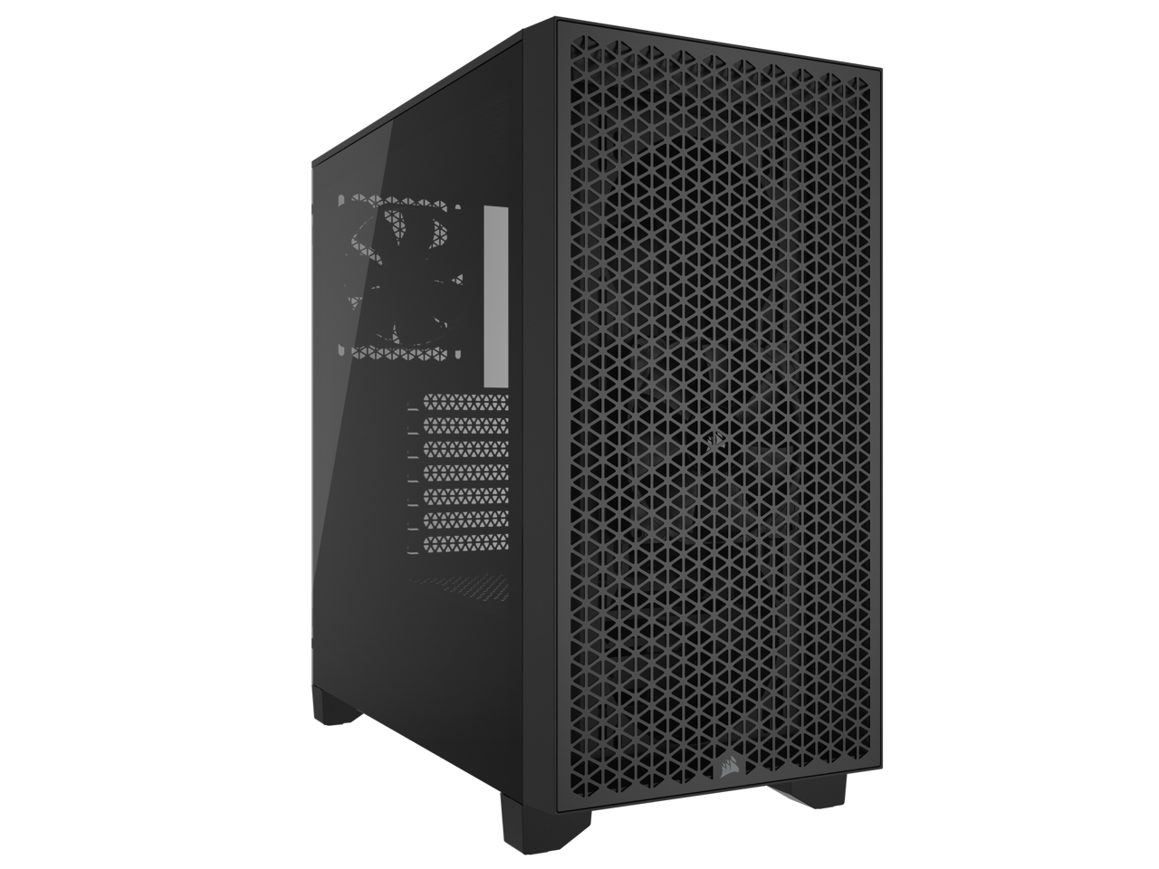 Corsair 3000d Airflow Mid Tower Pc Case Black 2x Sp120 Elite Fans