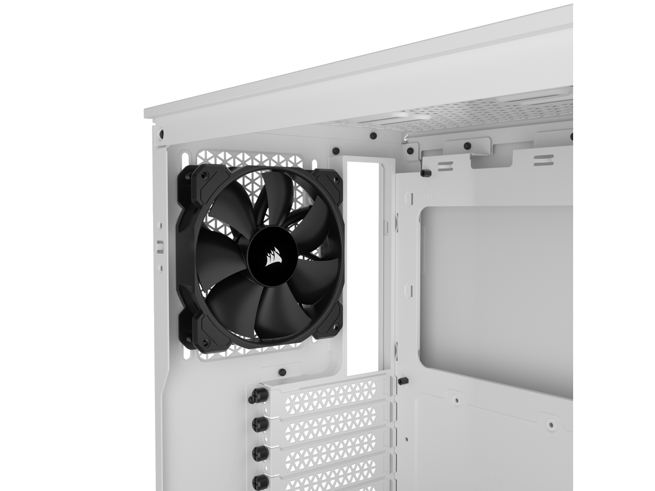 CORSAIR 3000D AIRFLOW MidTower PC Case White 2x SP120 ELITE Fans