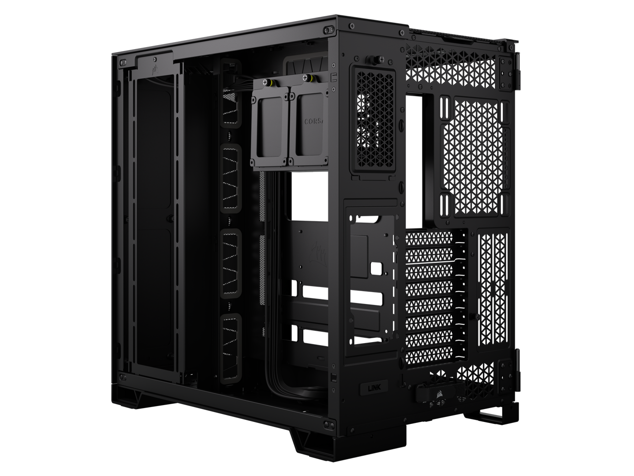 CORSAIR 6500D Airflow Tempered Glass Super Mid-Tower, Black - Newegg.com