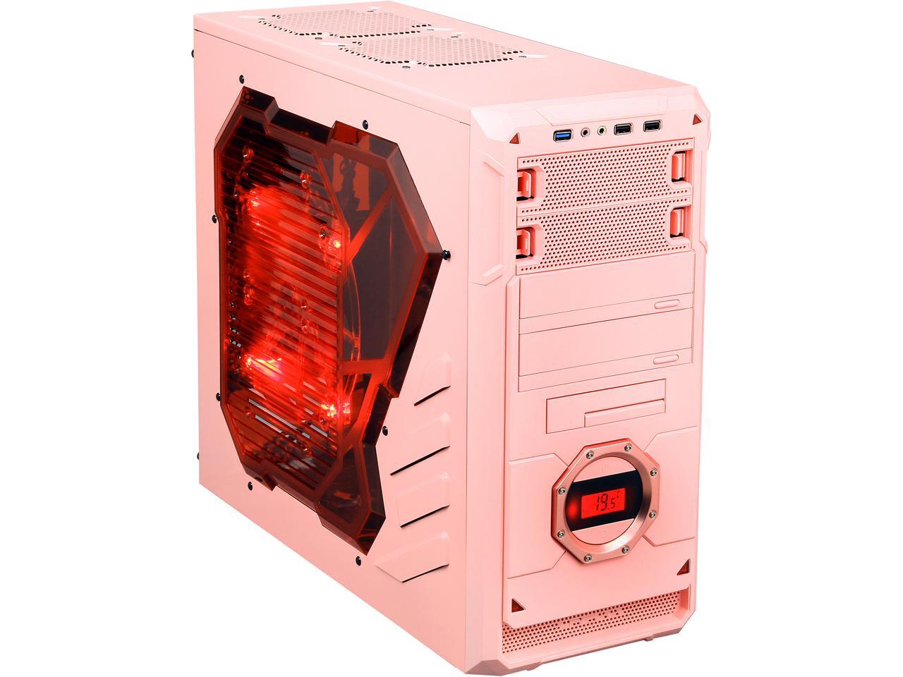 APEVIA XDREAMER4 Series XDREAMER4PK Pink Computer Case