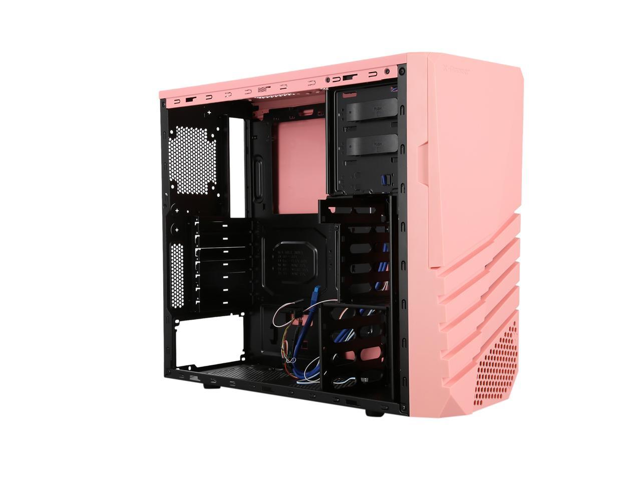 Can Install up to 6 Fans 1 x 120mm Red LED Fan Top 2 x USB3.0 2 x HD Audio Ports Fits Video Card up to 13 Apevia X-PIONEER-RD ATX Mid Tower Gaming Case w/ Large Red Tinted Side Window Red 
